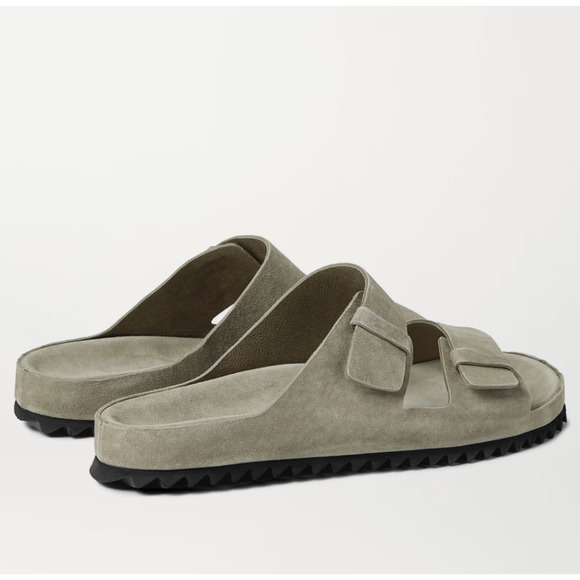 Officine Creative Agora 002 Otter Suede Slide Sandals 47 US 14 Birkenstock 1774 main image 4